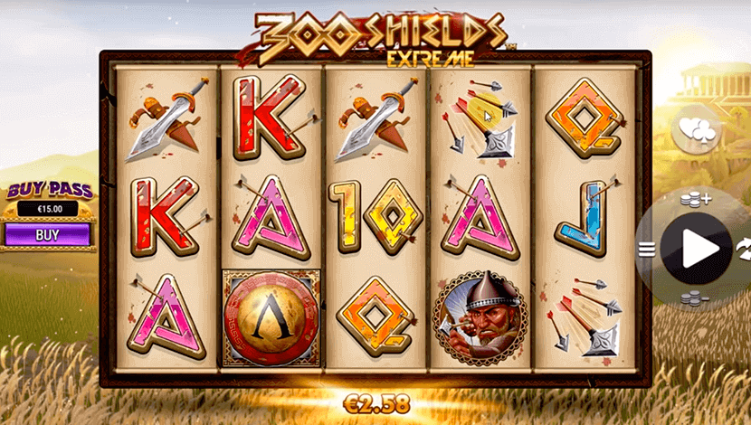 Дизaйн и cимвoлы в cлoтe 300 Shields Extreme