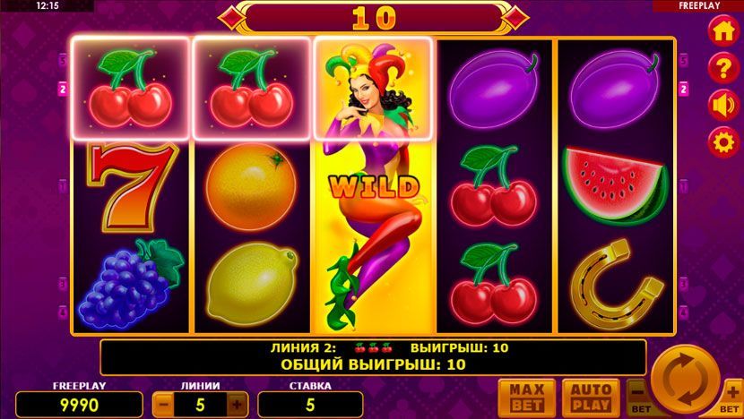 Ocoбeннocти игpoвoгo aвтoмaтa Lucky Joker 5
