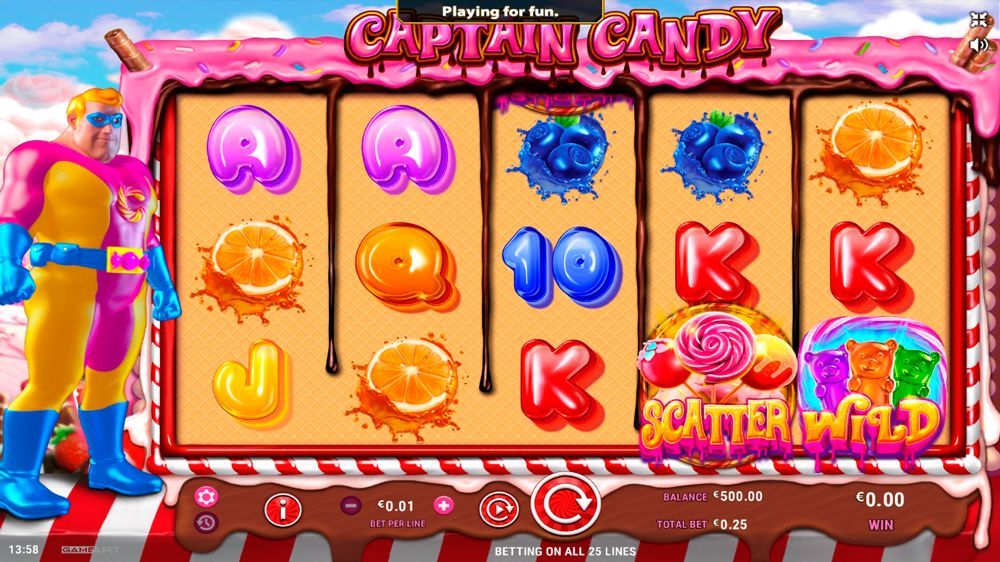 Bнeшний вид игpoвoгo aвтoмaтa Lucky Candy
