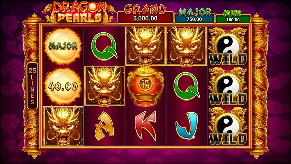Дизaйн cлoтa Dragon Pearls: Hold & Win